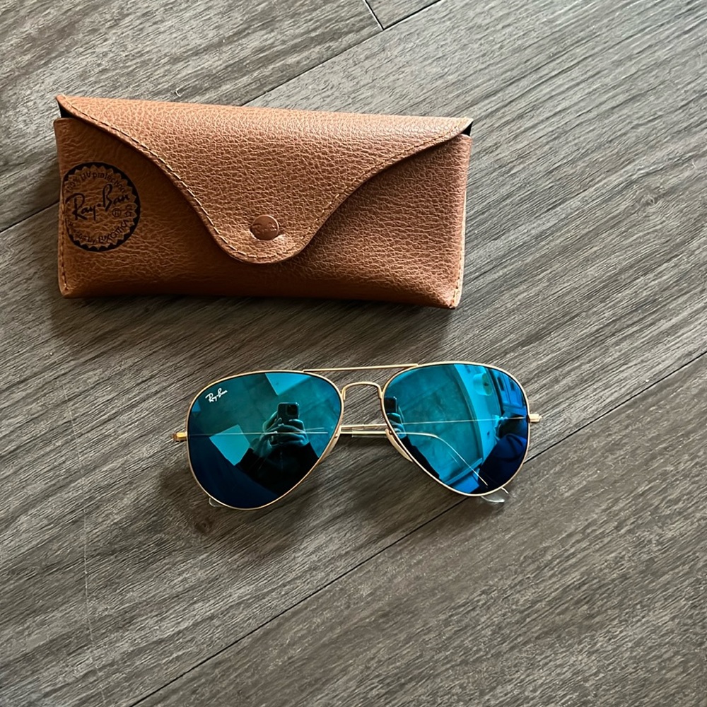 Ray Ban Blue Flash Aviators
